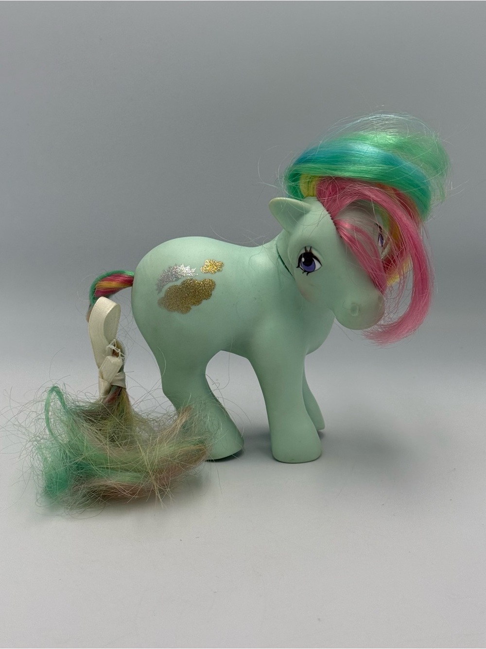 Vintage 1983 G1 My Little Pony Sunlight Brushable Rainbow Hair Hasbro